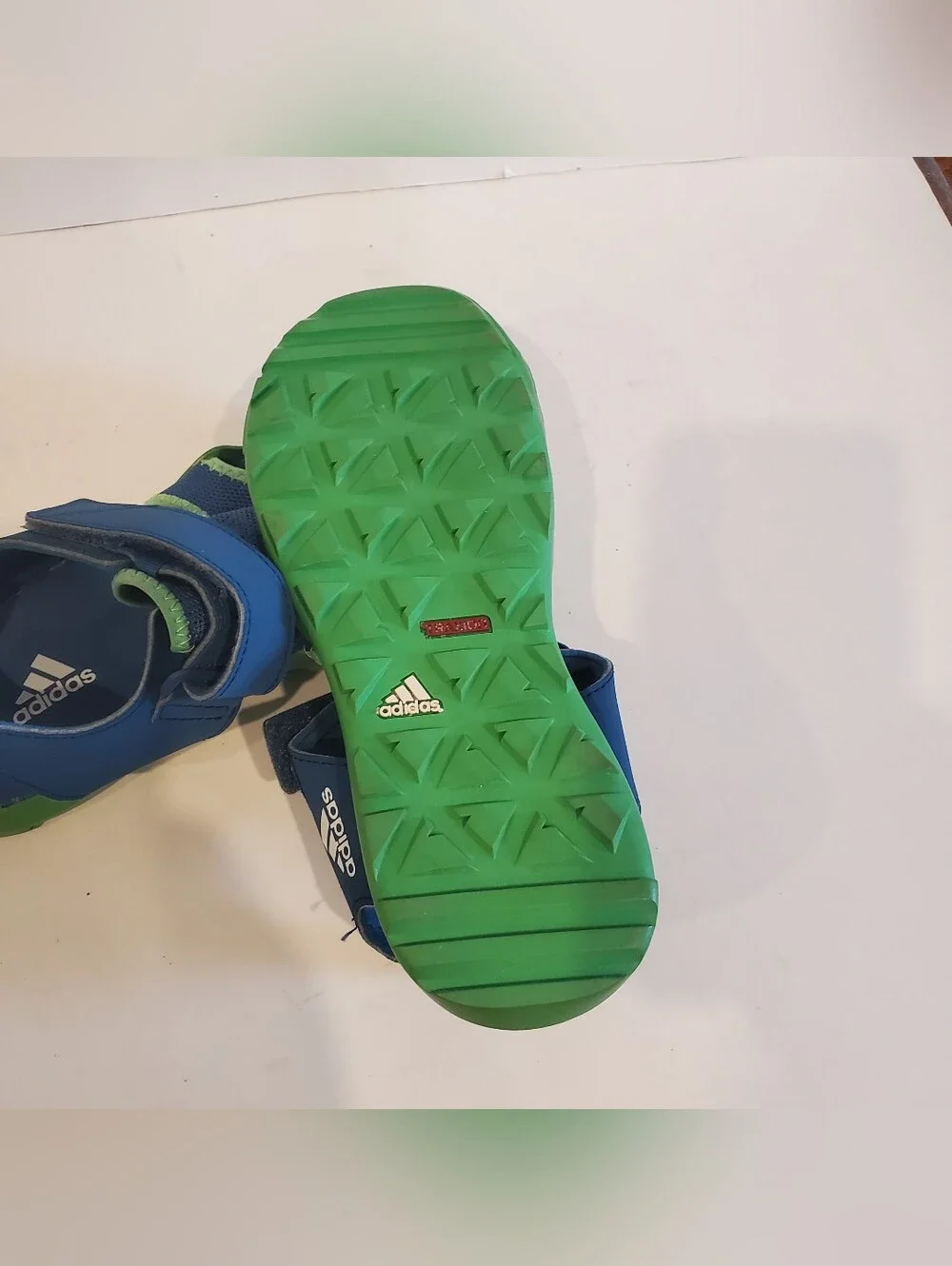 Adidas Outdoor Kids' Captain Toey K Water Shoe Blue Green Big Boys Size 3